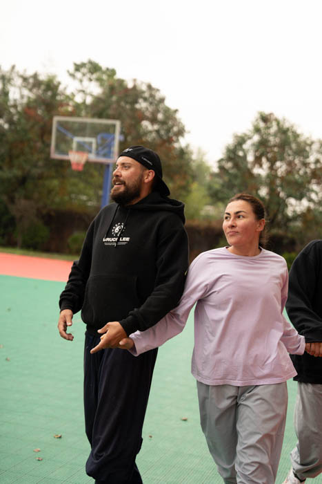 Training at the Shaolin academy