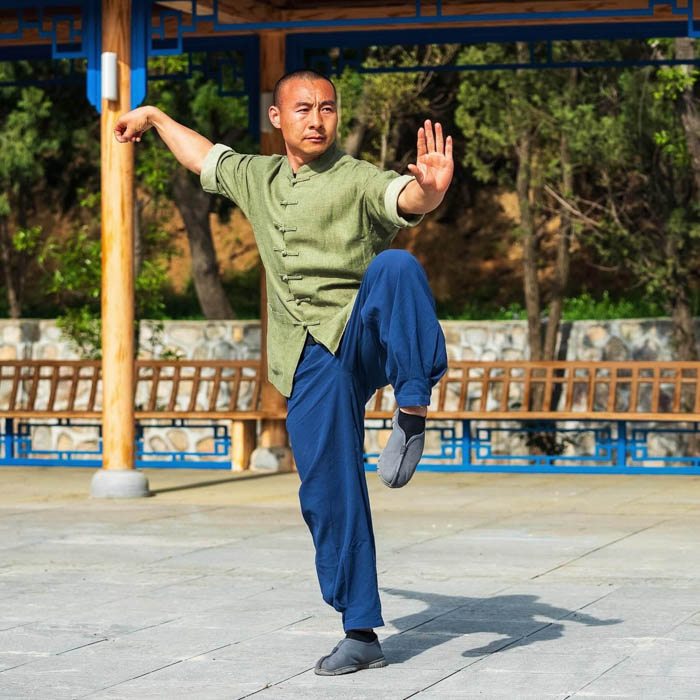 Training at the Shaolin academy